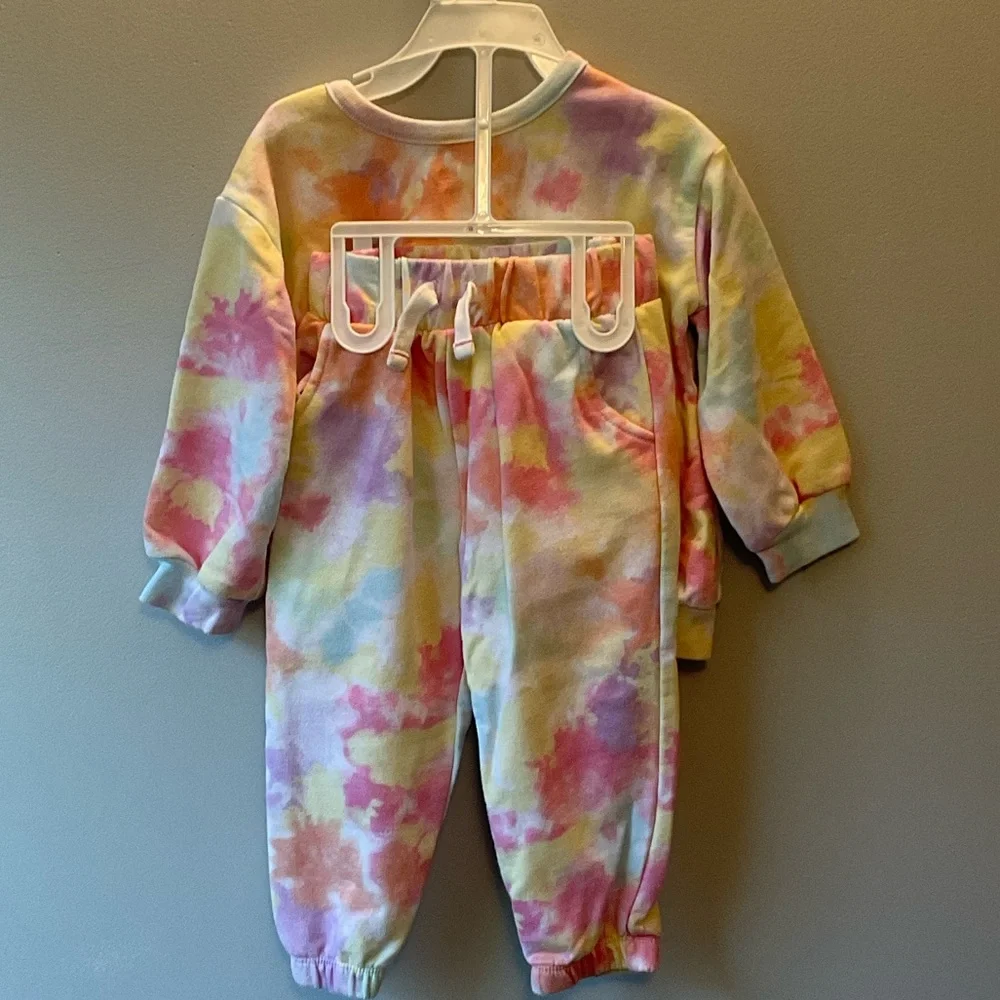 Peanuts Pastel Tie-Dye Sweater Set - Picture 4 of 6